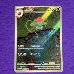 2023 Pokemon Ivysaur Illustration Rare 167/165 SV 151 English Near Mint - Image 4