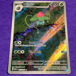 2023 Pokemon Ivysaur Illustration Rare 167/165 SV 151 English Near Mint - Image 5