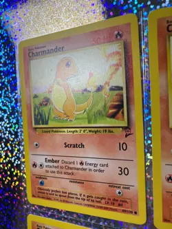 2000 Pokemon TCG Base Set 2 Regular Non-Holo 69/130 Charmander (x4) - Image 4