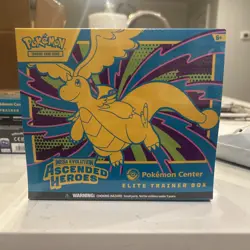 Pokemon TCG Ascended Heroes Pokemon Center Exclusive Elite Trainer Box ETB - Image 1