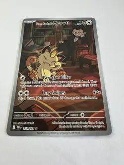 Pokemon Team Rocket's Meowth #203 - S&V Destined Rivals - 2025 NM - Image 2