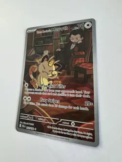 Pokemon Team Rocket's Meowth #203 - S&V Destined Rivals - 2025 NM - Image 4