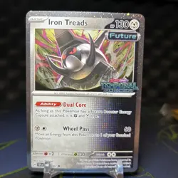 Pokemon Iron Treads 118/162 SV05: Temporal Forces Reverse Holo - Image 1