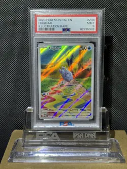 2023 POKEMON PAL EN-PALDEA EVOLVED ILLUSTRATION RARE #208 FRIGIBAX PSA 9 - Image 1