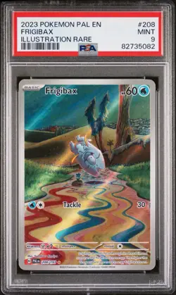 2023 POKEMON PAL EN-PALDEA EVOLVED ILLUSTRATION RARE #208 FRIGIBAX PSA 9 - Image 4