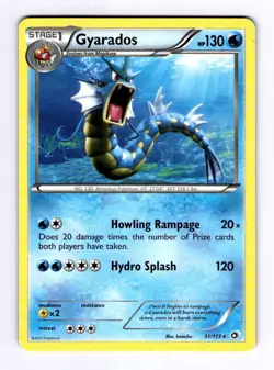 Gyarados Legendary Treasures #31 (2013) Rare NM Pokemon - Image 1