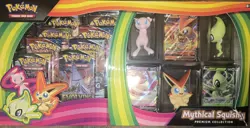 Pokemon TCG Mythical Squishy Premium Collection Box |BRAND NEW |DAMAGED - Image 1