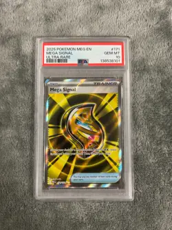 2025 POKEMON MEG EN-MEGA EVOLUTION ULTRA RARE #171 MEGA SIGNAL PSA 10 - Image 1