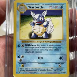 Pokemon 1999 Base Set Shadowless Wartortle 42/102 CGC 4 VG/Ex - Image 4