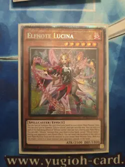 Yu-Gi-Oh Burst Protocol Elfnote Lucina Starlight Rare BPRO-EN010 NM!! - Image 2