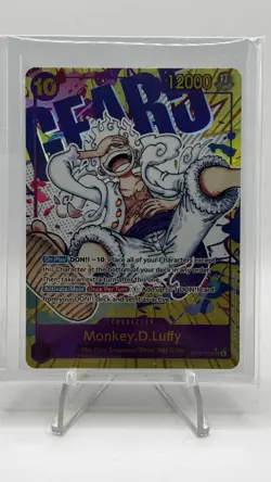 NM One Piece TCG OP05-119 Monkey D. Luffy Gear 5 Parallel SEC Alt Art English - Image 3