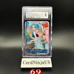 CGC MINT 9 Nefeltari Vivi SR EB02-026 Promotion Pack Ex Vol. 3 ONE PIECE Card 69 - Image 1