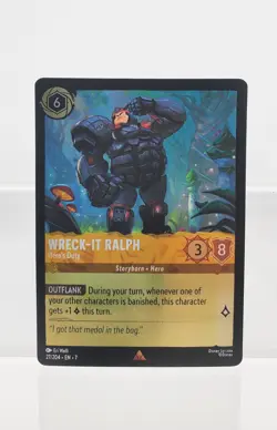 Disney Lorcana Wreck-It Ralph - Hero's Duty 27/204 Cold Foil Archazia's Island R - Image 1