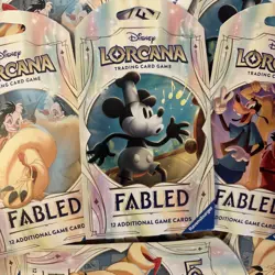 x1 Disney Lorcana Fabled Sleeved Booster Packs | IN HAND READY TO SHIP - Image 3
