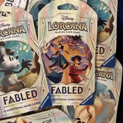 x1 Disney Lorcana Fabled Sleeved Booster Packs | IN HAND READY TO SHIP - Image 4