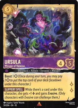 Ursula Whisper of Vanessa 59/204 Whispers in the Well Disney Lorcana - Image 1