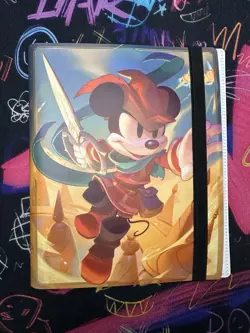 Disney Lorcana Fabled Mickey Mouse Portfolio Binder Never Used! - Image 1