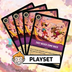 4x They Never Come Back - Action (#78) Playset - Disney Lorcana, Reign of Jafar - Image 1