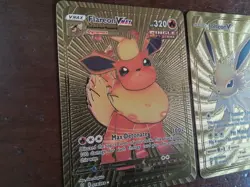 3 eevee gold 018 177 182 promo Holo Full Art Pokemon Card ex gx vmax v Chinese - Image 2