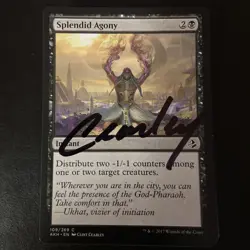 Splendid Agony MTG Clint Cearley AP Signed Artist Proof - Image 1