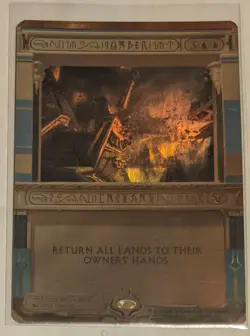 MTG English Near Mint Magic Card FOIL SUNDER (INVOCATION) - AMONKHET - Image 1