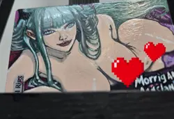 MTG Sol Ring Morrigan Aensland Waifu Hand-Painted Alter Signed BAZAYO 18+ - Image 3