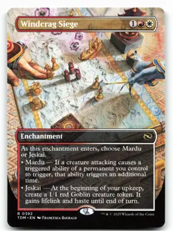 Windcrag Siege Borderless #392 Tarkir: Dragonstorm - Image 1
