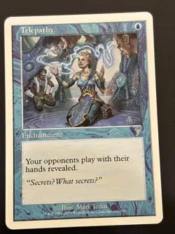 Telepathy 7th Edition: #102, MagicThe Gathering NM UP MTG - Image 1