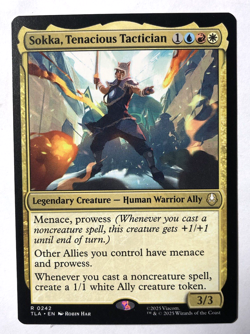 Sokka, Tenacious Tactician 242 Avatar: The Last Airbender MTG Magic NM - Image 1