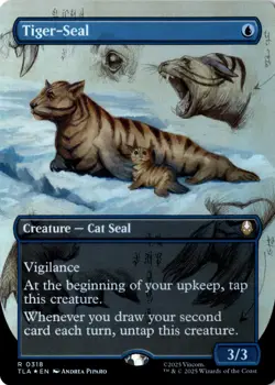 Tiger-Seal (Borderless) FOIL 318 TLA Avatar: The Last Airbender NM - Image 1