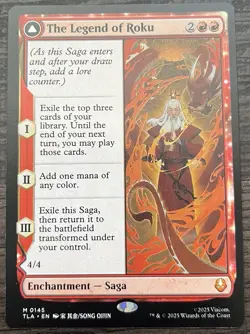 The Legend of Roku MTG Mythic Avatar: The Last Airbender MINT NM - Image 2