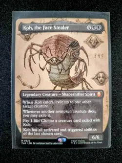 MTG Koh, the Face Stealer Borderless 0322 Avatar: The Last Airbender NM - Image 1