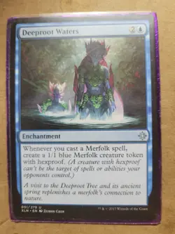 Deeproot Waters NM/LP English MTG Ixalan Magic XLN 51/279 Merfolk BULK DISCOUNT! - Image 1