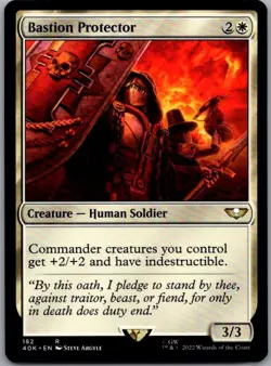 #182 Bastion Protector Universes Beyond: Warhammer 40,000 Rare - Image 1