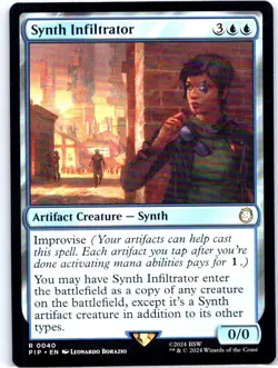 #40 Synth Infiltrator Universes Beyond: Fallout Rare - Image 1