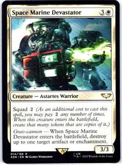 #14 Space Marine Devastator Universes Beyond: Warhammer 40,000 Rare - Image 1