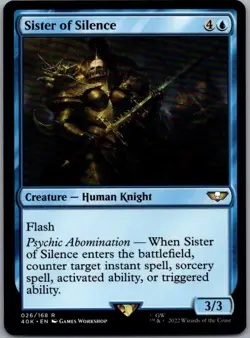#26 Sister of Silence Universes Beyond: Warhammer 40,000 Rare - Image 1