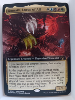 Magic the Gathering MTG - Omnath, Locus of All Buy-A-Box Promo #387 - Image 1