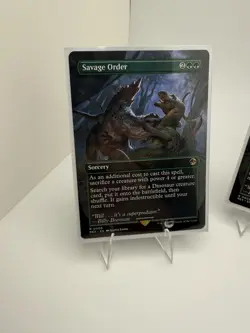 Savage Order (Borderless) Universes Beyond: Jurassic World Collection Non-Foils - Image 2