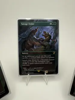 Savage Order (Borderless) Universes Beyond: Jurassic World Collection Non-Foils - Image 4