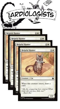 Helpful Hunter x 4 | Magic the Gathering MTG | Foundations | NM - Image 1