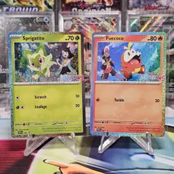 Sprigatito 191 & Fuecoco 192 Horizons Stamped Black Star Promo Set Pokemon NM/M - Image 1