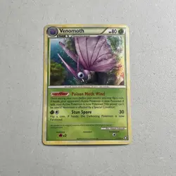 Pokemon TCG 2010 HeartGold & SoulSilver Triumphant -- Venomoth 11/102 Holo - Image 1
