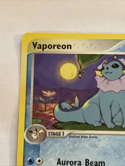 Vaporeon 25/100 Sandstorm Regular Pokemon TCG NM Awesome Card! - Image 2