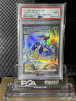 2023 POKEMON PAL EN-PALDEA EVOLVED SPECIAL ILLUSTRATION RARE QUAQUAVAL EX PSA 9 - Image 1