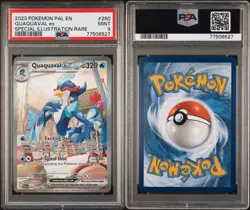 2023 POKEMON PAL EN-PALDEA EVOLVED SPECIAL ILLUSTRATION RARE QUAQUAVAL EX PSA 9 - Image 5