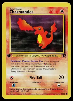Pokemon Card - Charmander Team Rocket 50/82 Common 1st Edition - Image 1