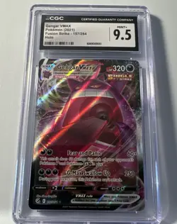 Pokemon TCG Fusion Strike Gengar VMAX Card 157/264 CGC 10 Graded - Image 1