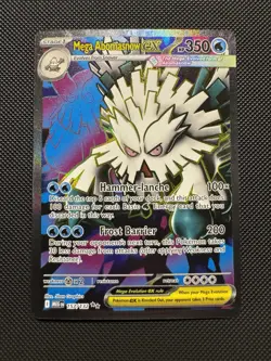 Pokemon TCG Mega Abomasnow ex 157/132 ME01: Mega Evolution Ultra Rare Near Mint - Image 1