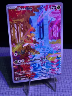 Pokemon Card Deerling 165/162 Temporal Forces Illustration Rare Holo NM - Image 1